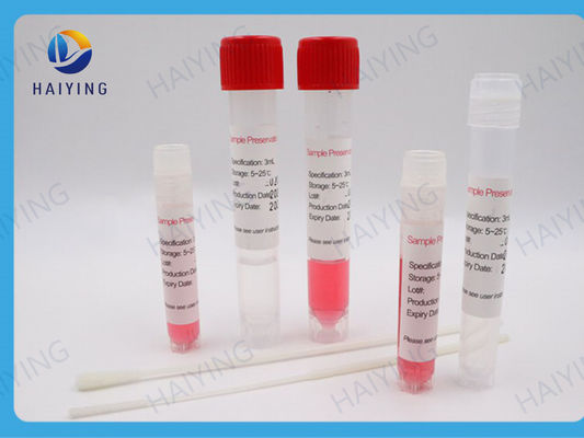 10ml रक्त नमूना ट्यूबों निष्क्रिय वायरस संरक्षण