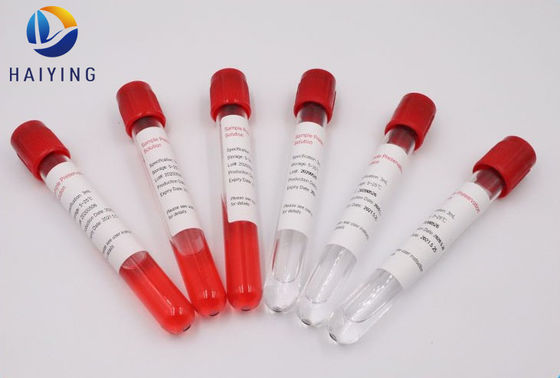 एथिलीन ऑक्साइड 5ml/10ml रक्त नमूना ट्यूब वायरस फ्लू परीक्षण