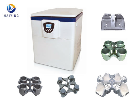 6 × 1000mL बड़ी क्षमता प्रशीतित अपकेंद्रित्र 6000 Rpm